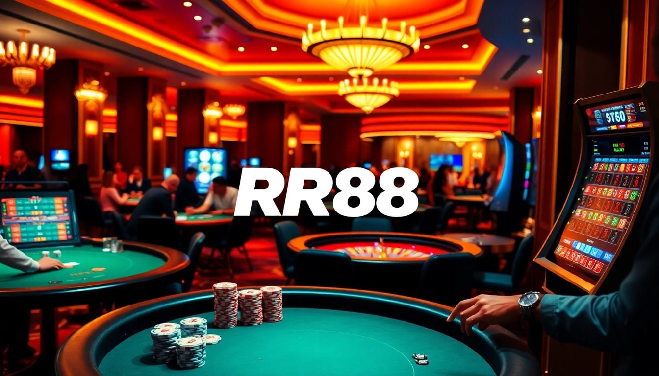 Players enjoying thrilling games and exciting promotions at RR88 casino.