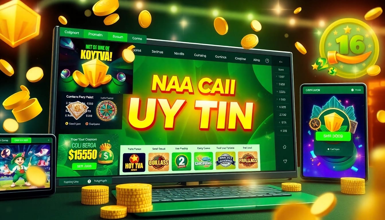 Exciting promotions and bonuses from reliable nha cai uy tin platforms displayed on a modern digital interface.