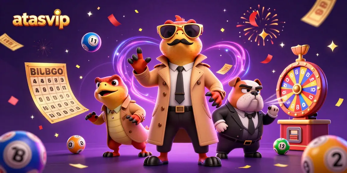 Experience the excitement at atasvip with raptors in a trench coat entering a VIP casino lounge.
