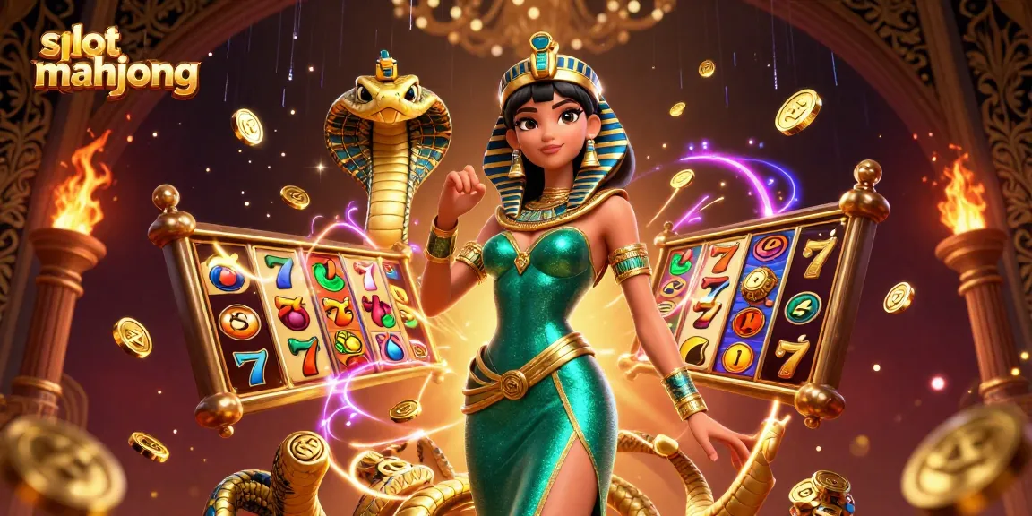 Experience the excitement of slot mahjong with vibrant reels and dynamic casino elements.