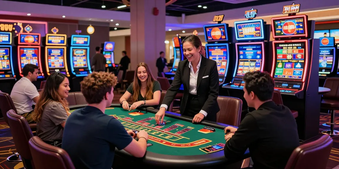 Exciting gaming experience at a credit card casino gathering, showcasing players and vibrant atmosphere across https://ecpc.org.uk.