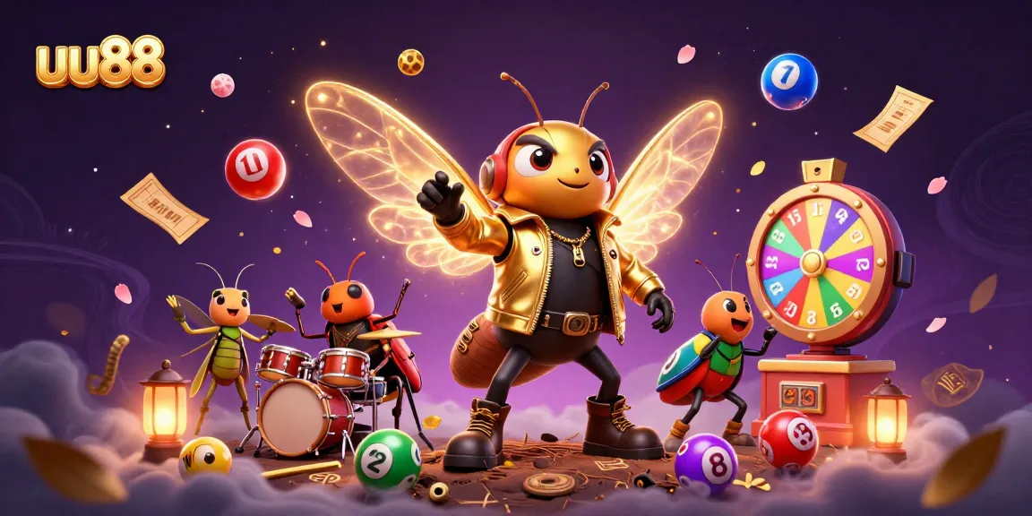 Experience thrilling action with uu88 and vibrant casino elements in this 3D illustration.