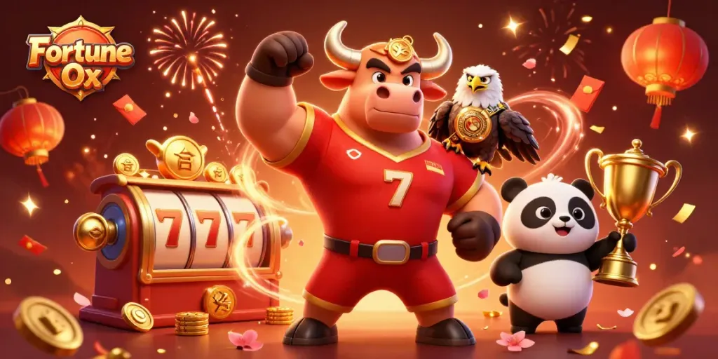 เกมสล็อต Fortune Ox ที่มีโบศึกษาแนวยุทธศาสตร์ด้วยพื้นหลังที่มีความสนใจเต็มไปหมด