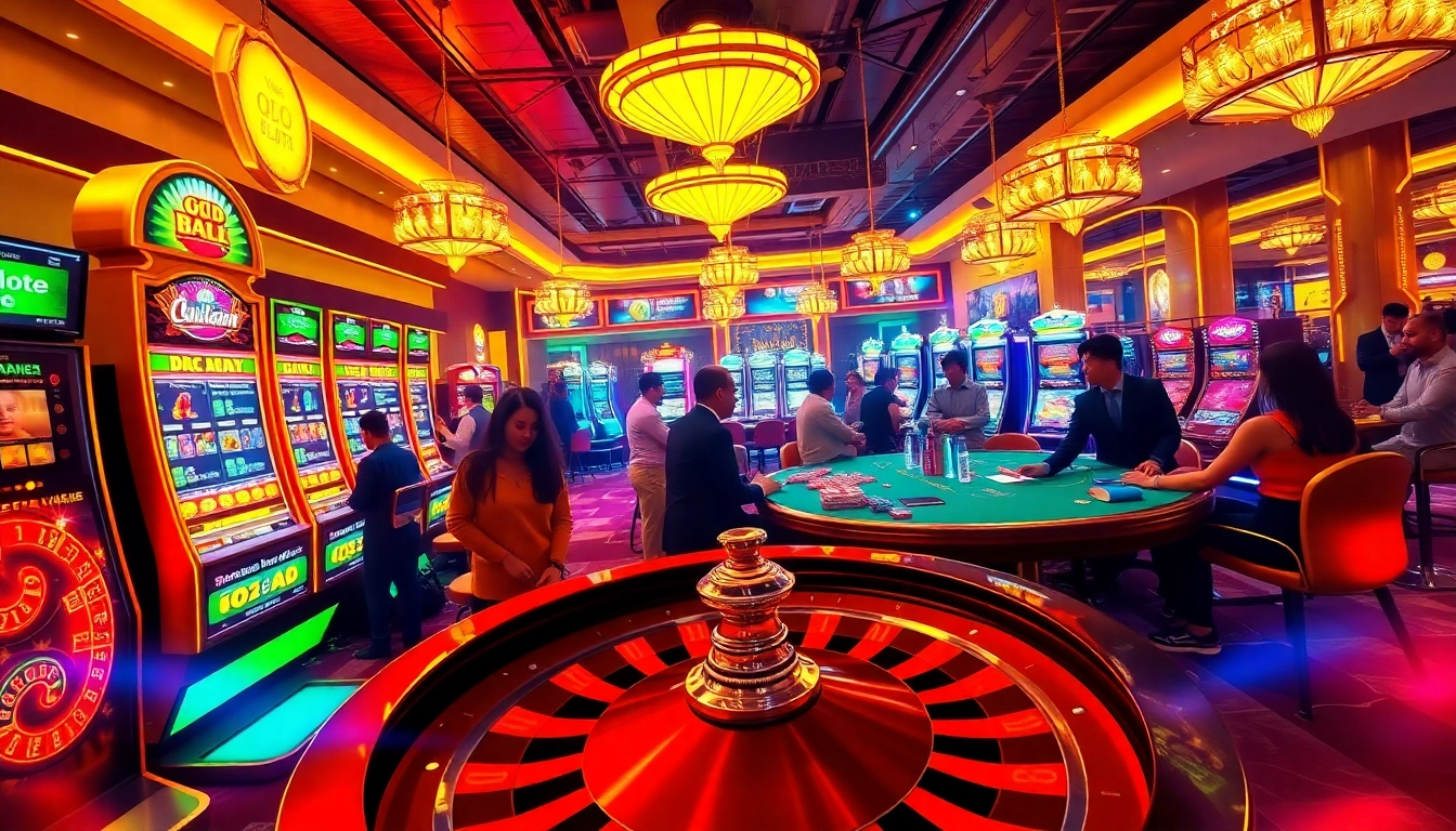 Experience the thrill of QQMacan slot action at a vibrant casino filled with exciting gaming options.