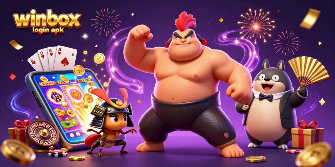 Experience the excitement of winbox login apk with vibrant gaming elements and dynamic characters!