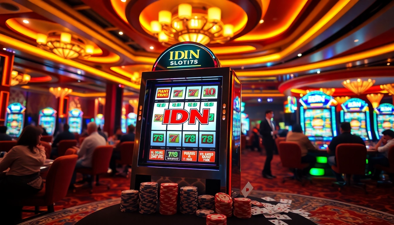 Experience the thrill of winning with idnslot at a luxurious casino.