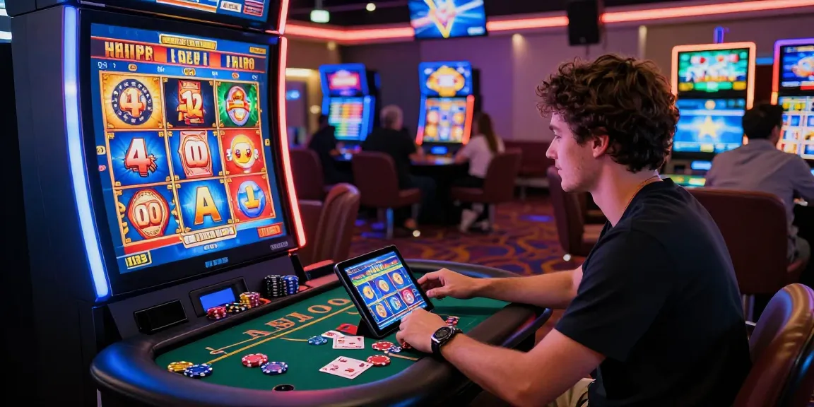 Engaging moment at pajaktoto casino with vibrant online gaming atmosphere.
