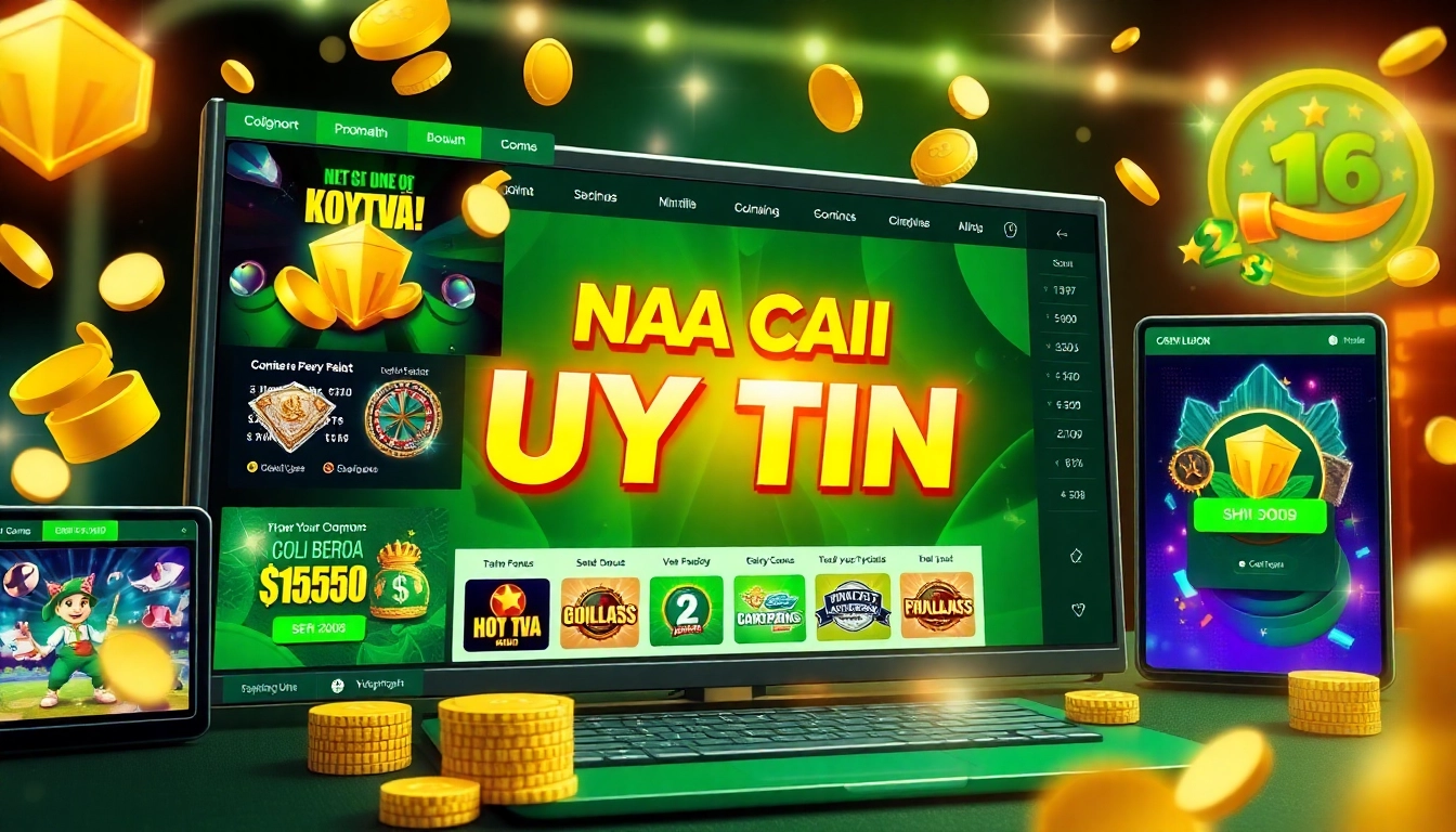 Exciting promotions and bonuses from reliable nha cai uy tin platforms displayed on a modern digital interface.