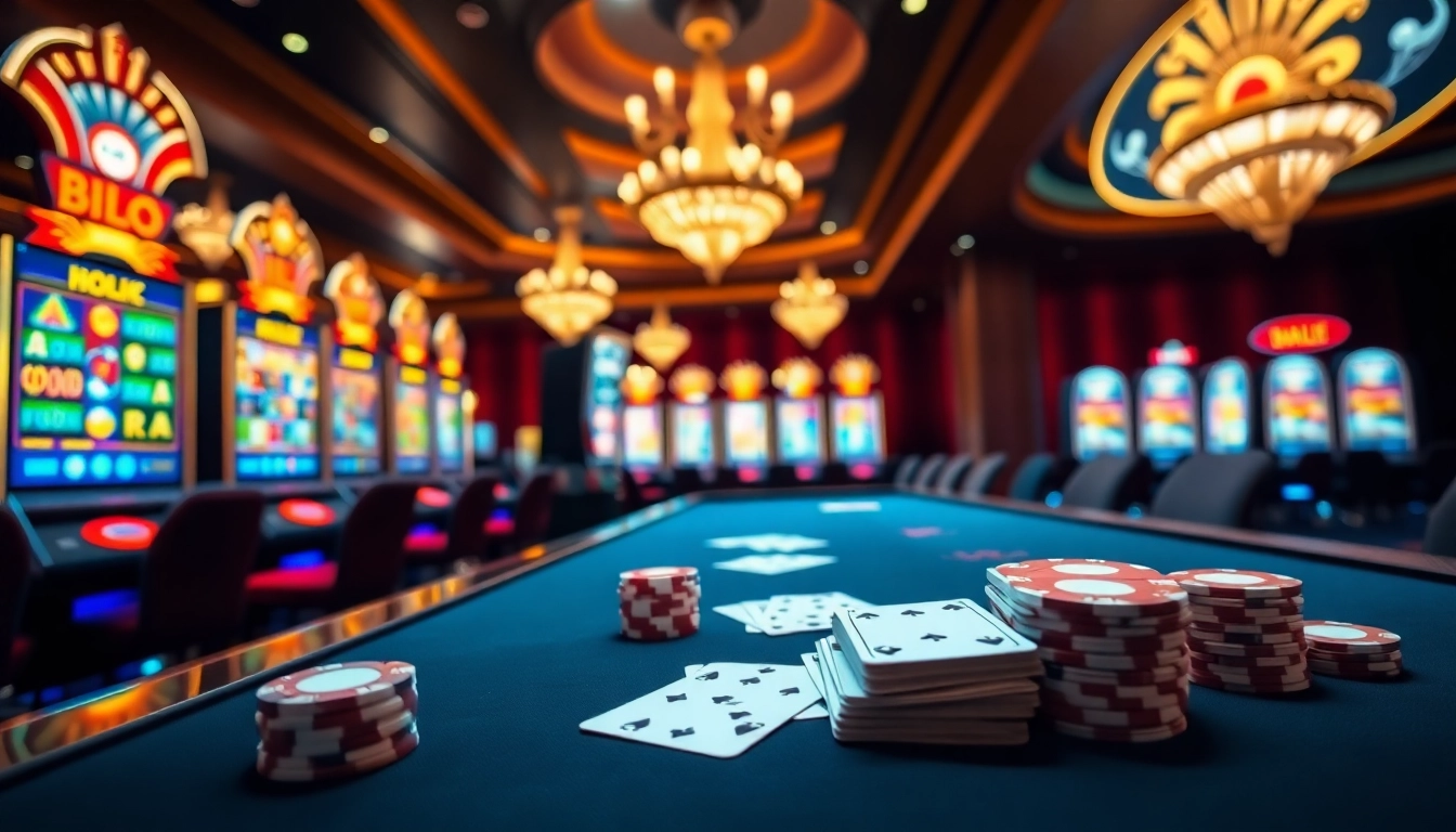 Engaging players with the bro138 slot experience, vibrant slot machines, and casino ambiance.