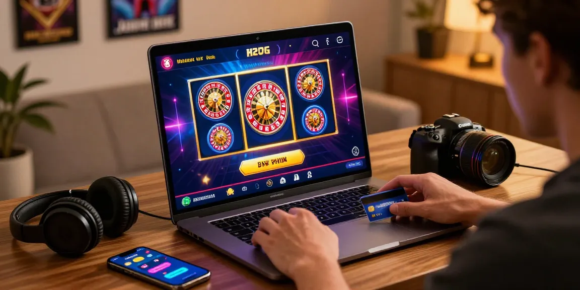 Exciting online gaming experience at credit card casinos showcased at https://dea.org.uk with vibrant graphics, user-friendly interface, and cozy gaming setup.