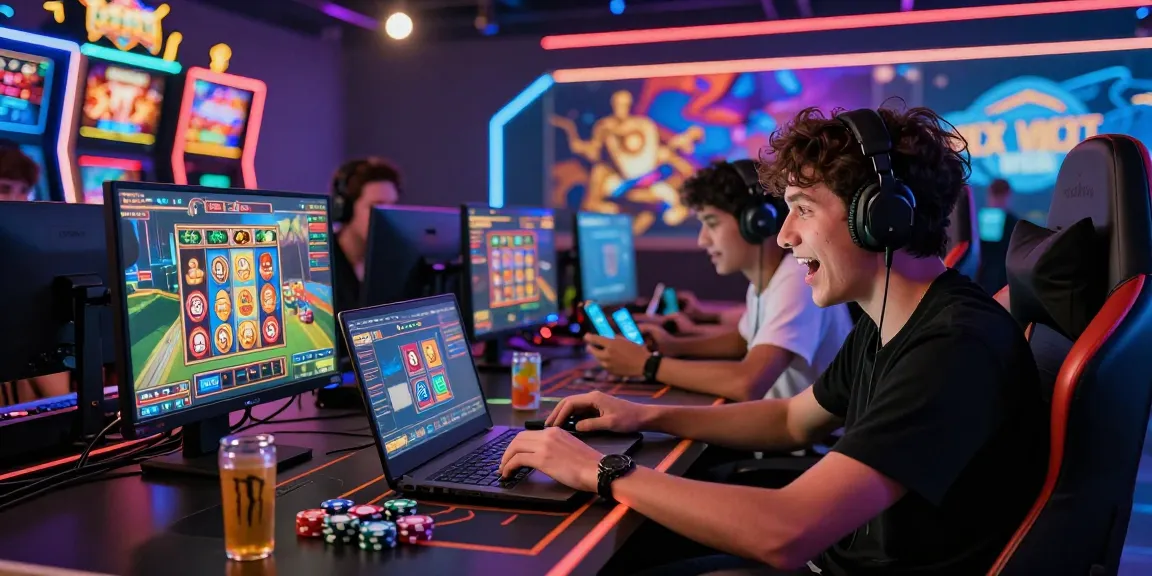 Exciting online gaming scene featuring diverse players actively engaging with games at https://dea.org.uk, showcasing vibrant graphics and a lively atmosphere.