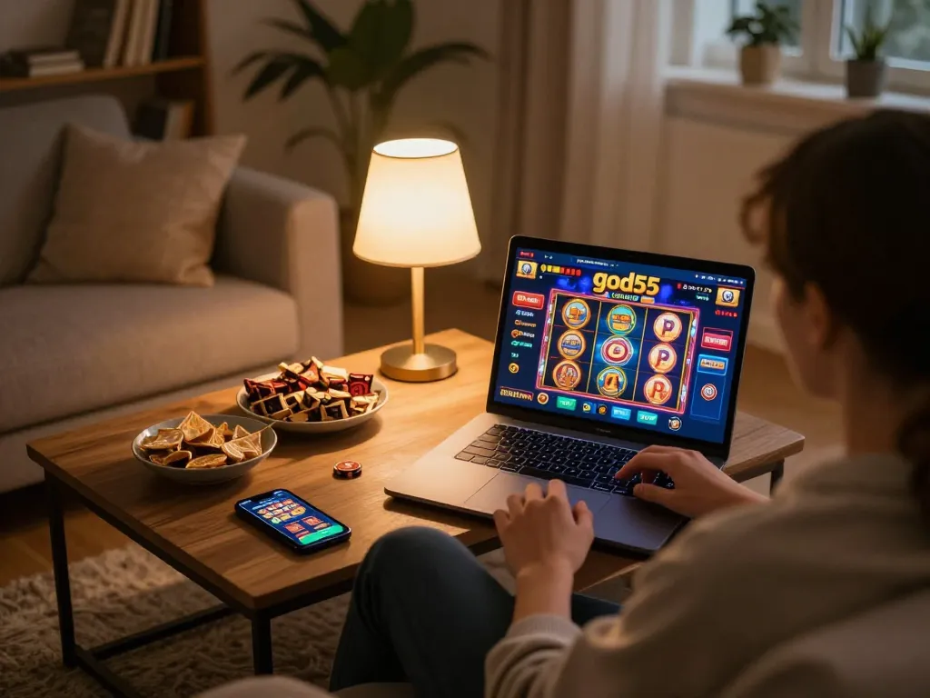 Discover the excitement of gaming at god55 while enjoying a cozy home atmosphere.