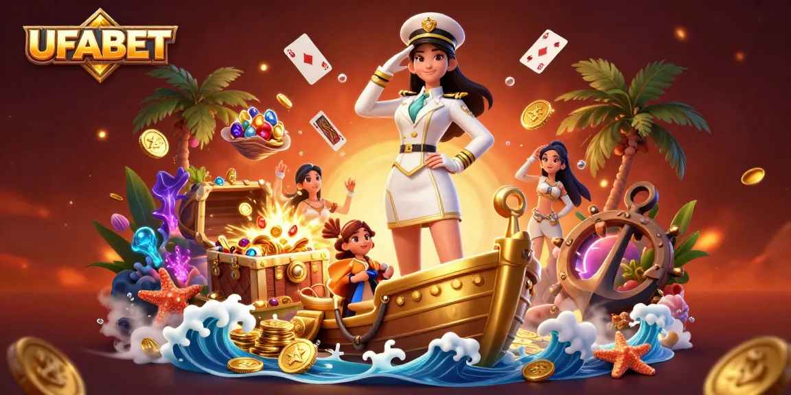 Experience the thrill of UFABET with a dynamic 3D illustration featuring advanced gaming elements.