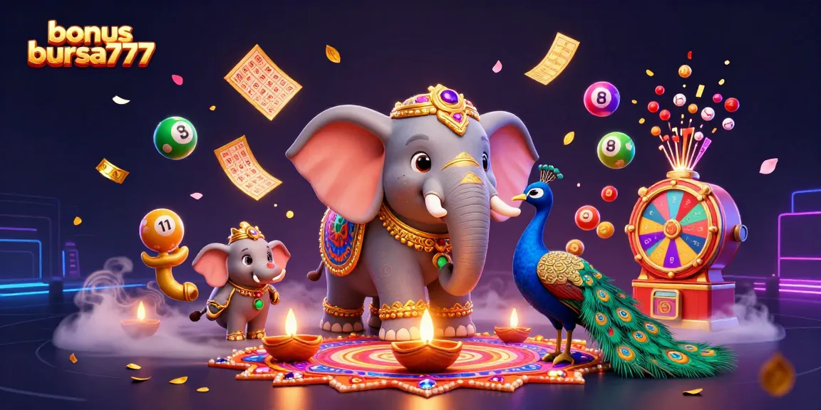 Experience the thrill of bonus bursa777 with vibrant games and jackpots amidst dynamic casino elements.