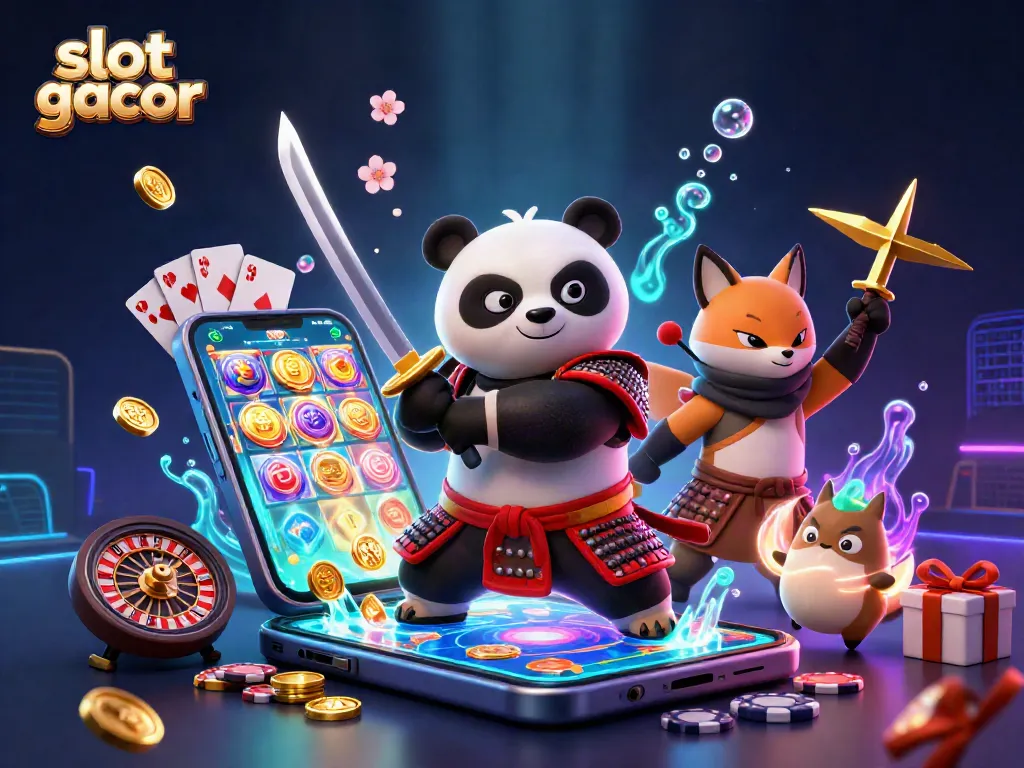 Menggapai kemenangan dengan slot gacor melalui panda samurai dan fox ninja dalam permainan slot yang menarik.