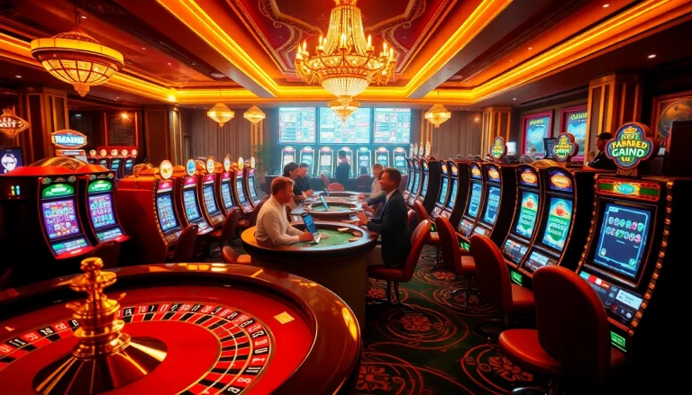 Experience thrilling gameplay at 79king with vibrant casino tables and engaging slot machines.