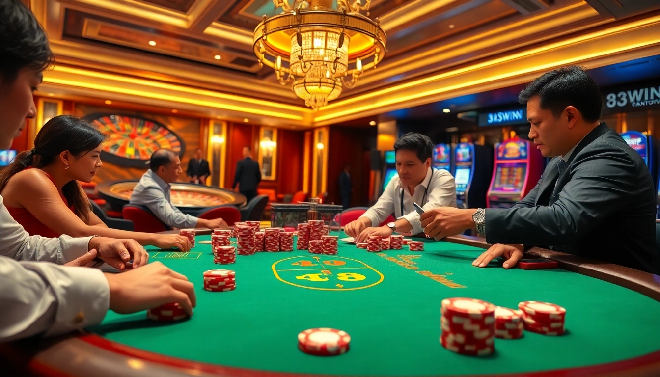 Experience high-stakes poker action at 33WIN with vibrant table gameplay and thrilling atmosphere.