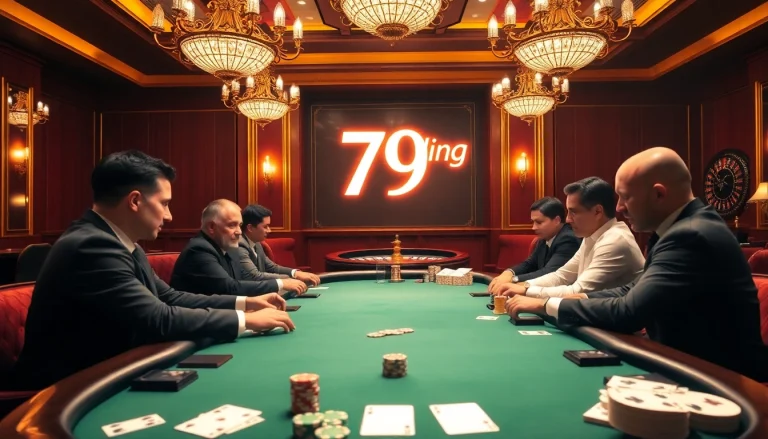 Immerse yourself in the 79king casino experience with an exciting poker game and luxurious ambiance.