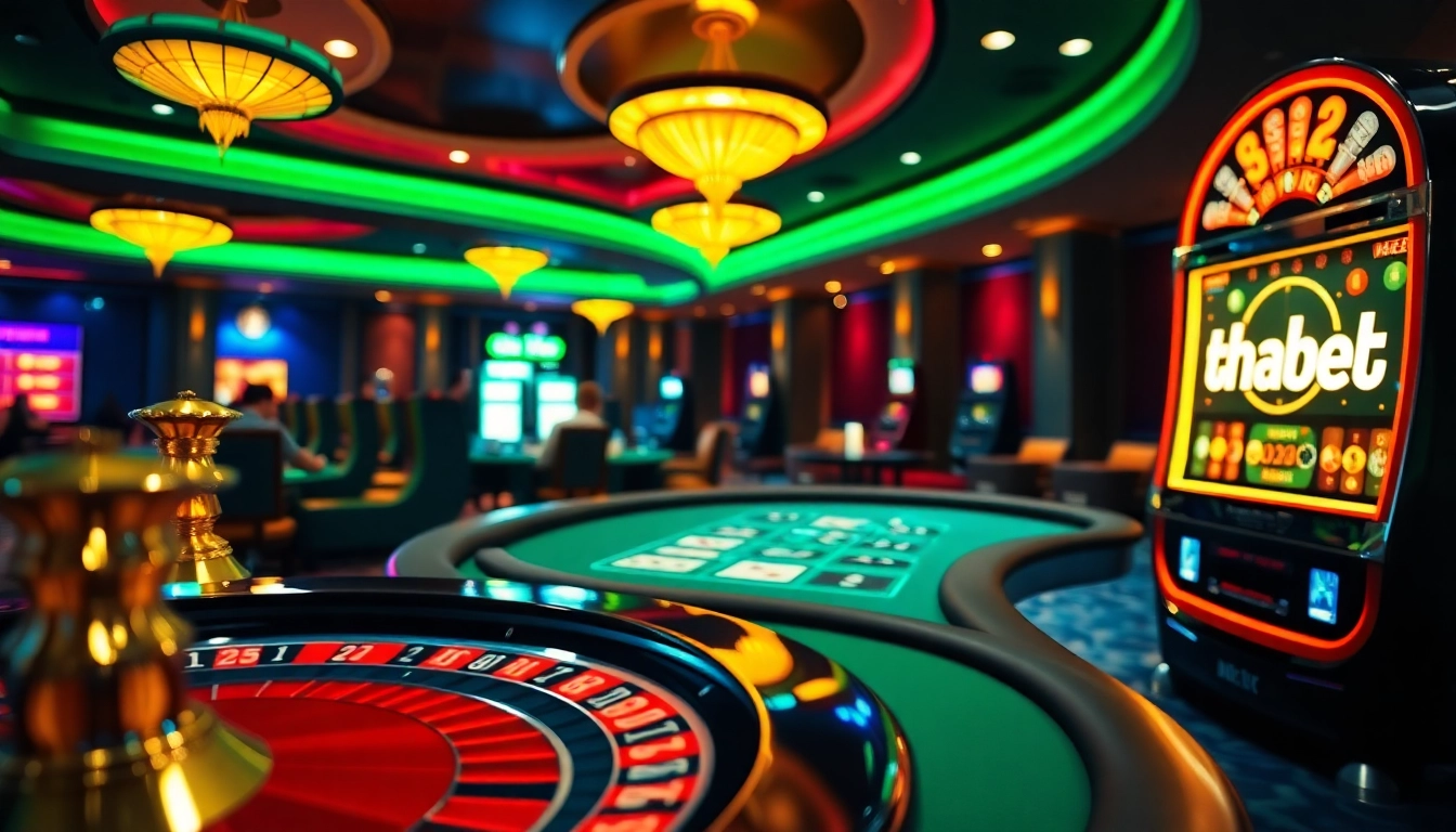Experience the thrills of https://thabet.vegas/ at a luxurious casino with roulette, poker tables, and stunning ambiance.