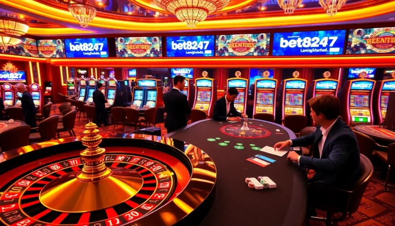 Experience the thrill of betting at bet88247 with vibrant casino activities and games.