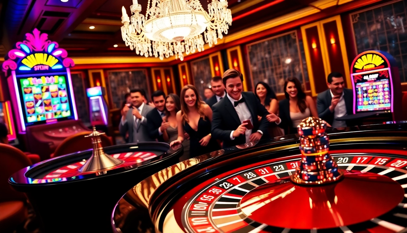 Experience the excitement of winning at 23win with a vibrant casino atmosphere.