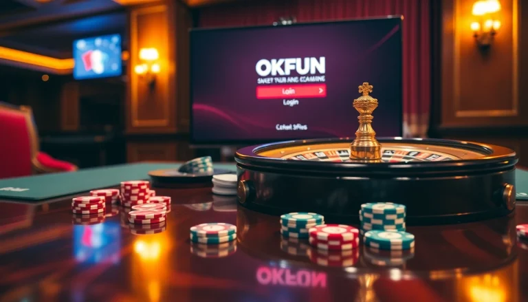 Engage in thrilling experiences with đăng nhập okfun at a luxurious online casino interface.