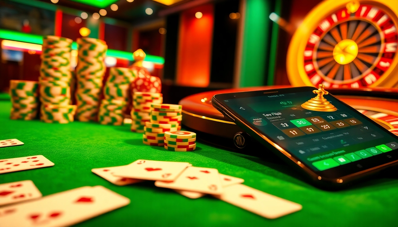 Experience the excitement of high-stakes gaming with SLVIP, featuring poker actions and vibrant casino visuals.