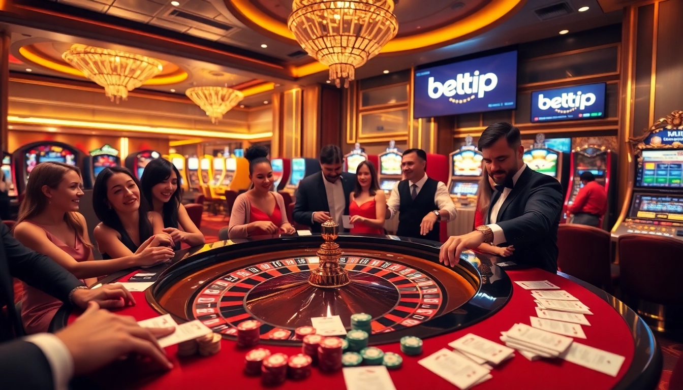 Người chơi tham gia vào trò chơi cược cao tại casino BetVIP, được bao quanh bởi những chiếc chip và sự hứng khởi.