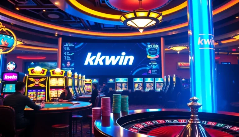 Experience the thrill of gaming at KKWIN with engaging tables and vibrant promotions.